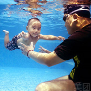 高端亲子游泳1次 （加拿大红十字亲子游泳早教）4个月-6岁